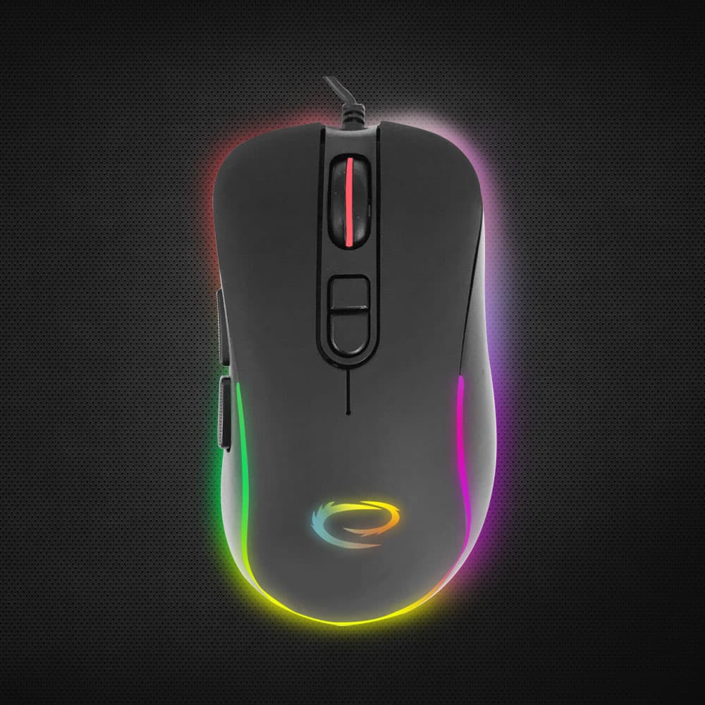 Esperanza EGM303 Gaming miška, žična, LED RGB, 7D optična, USB-C, Hesperis 5