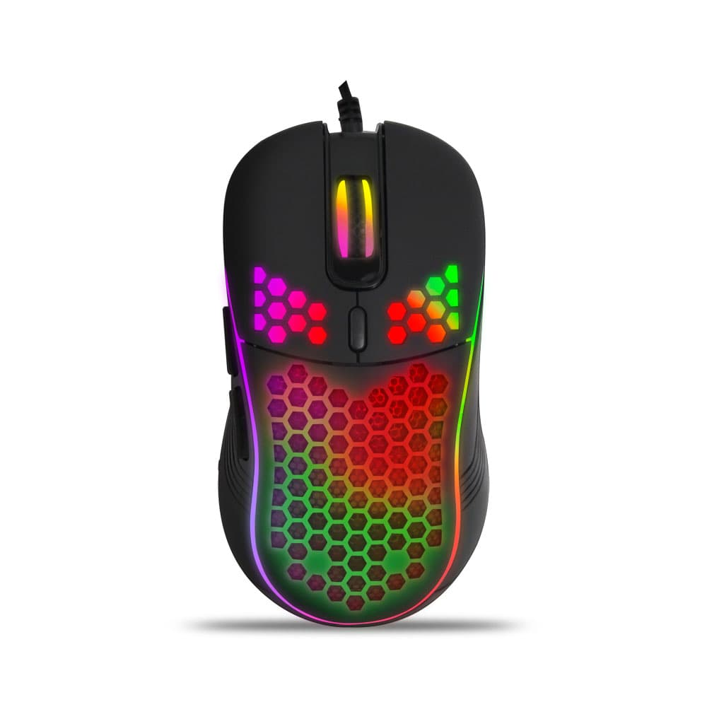 Esperanza EGM305 Gaming miška, žična, LED RGB, 6D optična, USB-C, Anteros