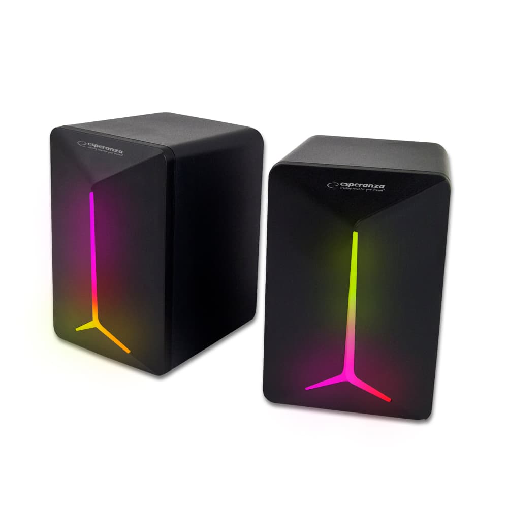 Esperanza FREVO 2.0 USB zvočniki z Rainbow LED osvetlitvijo