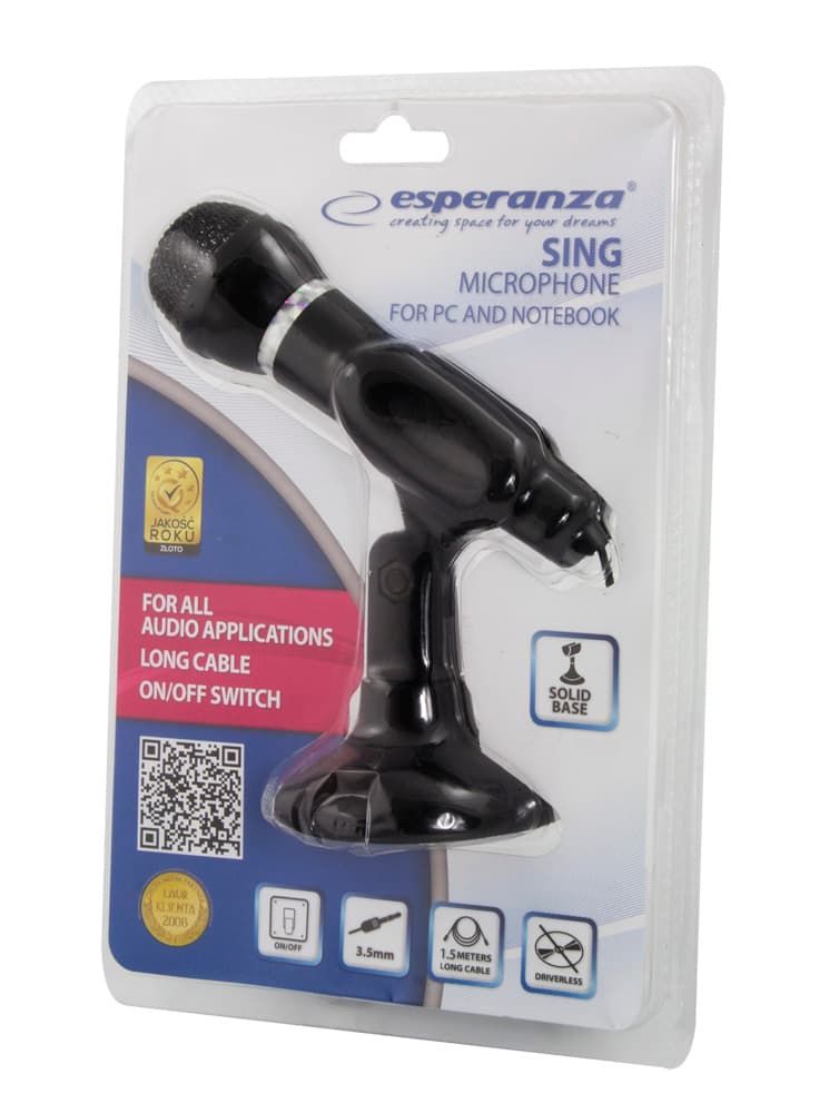 Esperanza SING PC mikrofon z nastavljivim kotom 3