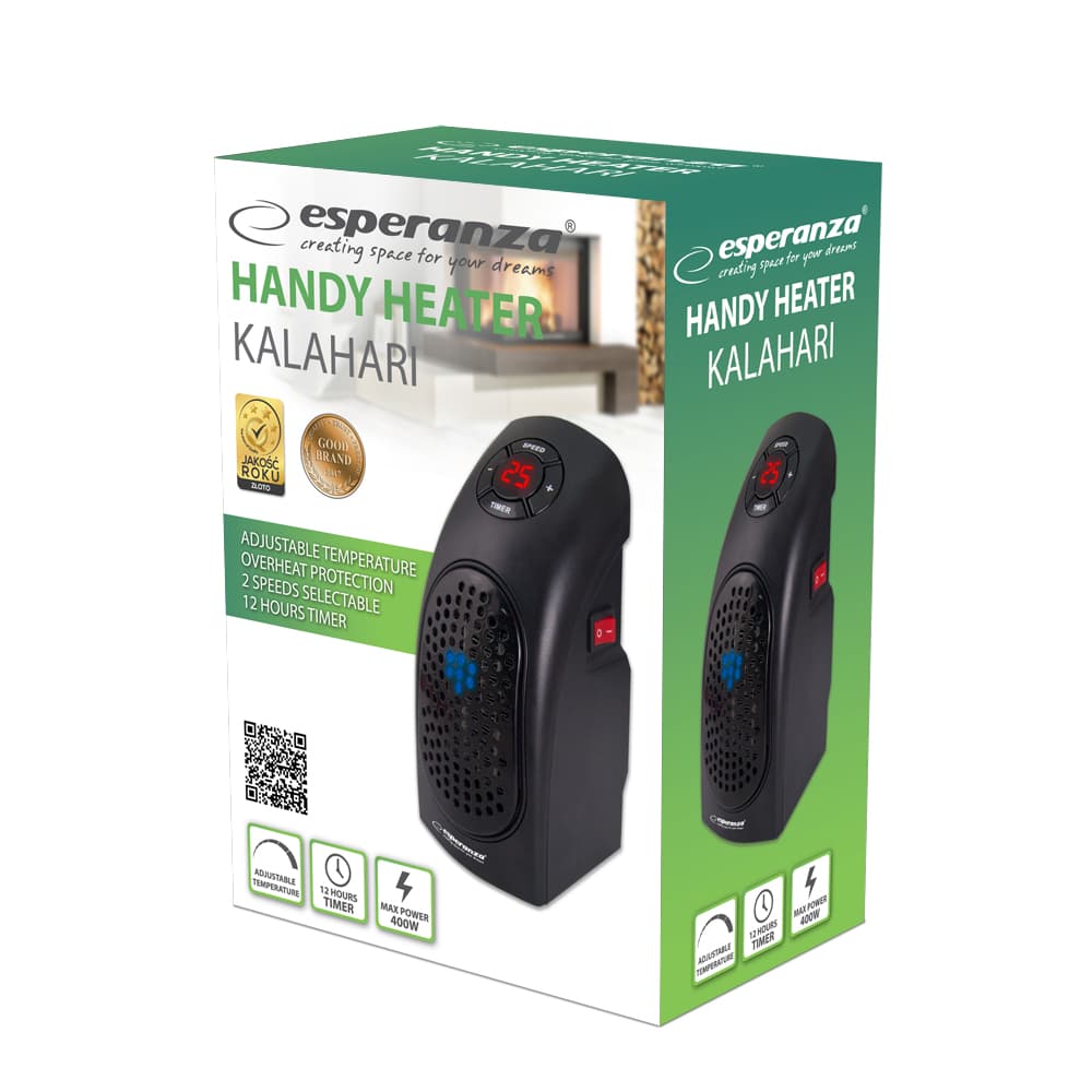 Mini termoventilator Esperanza KALAHARI 400W 8