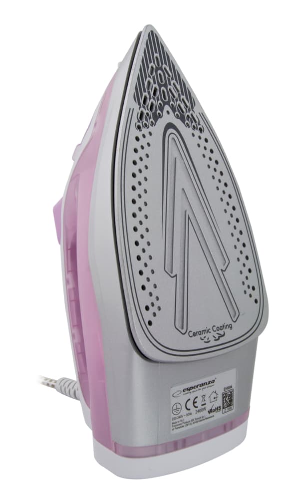 Esperanza TULLE parno likalnik, 2400W, črna/bela 6