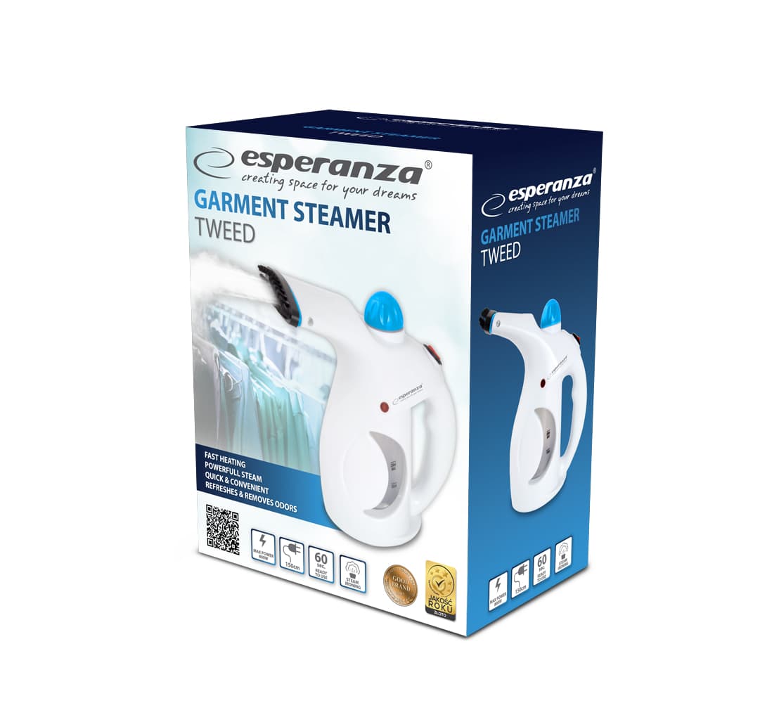 Esperanza TWEED EHI006 parna likalnik za oblačila, 800W 4