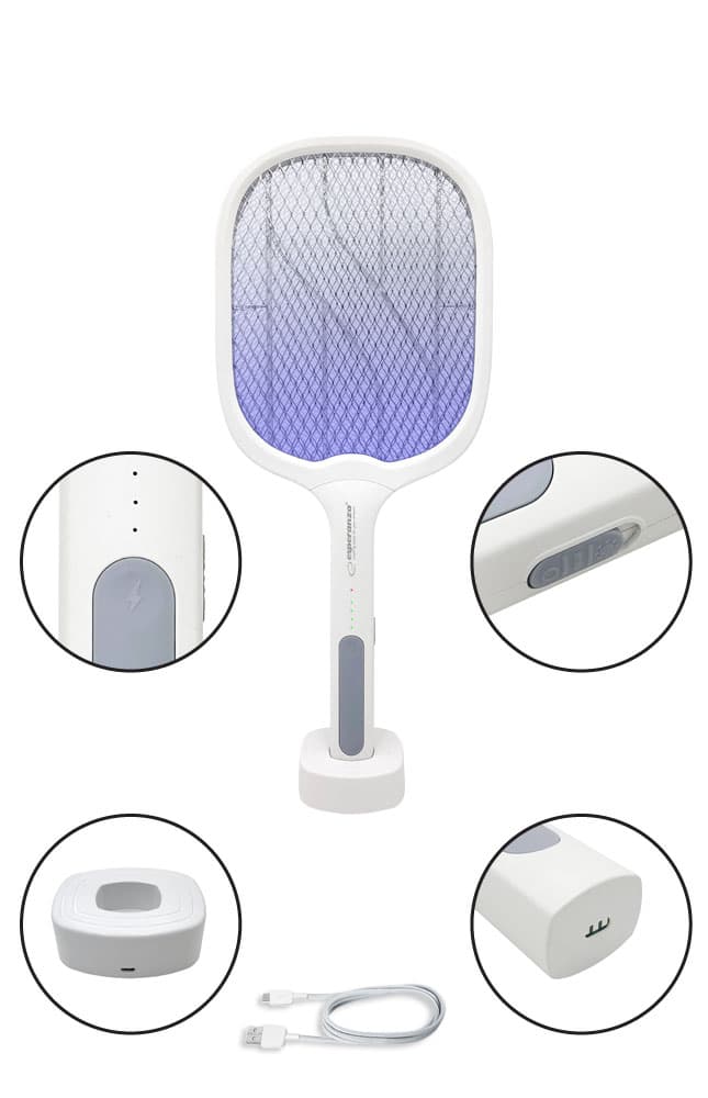 Esperanza EHQ011 električna lopatica za žuželke UV BLASTER 3