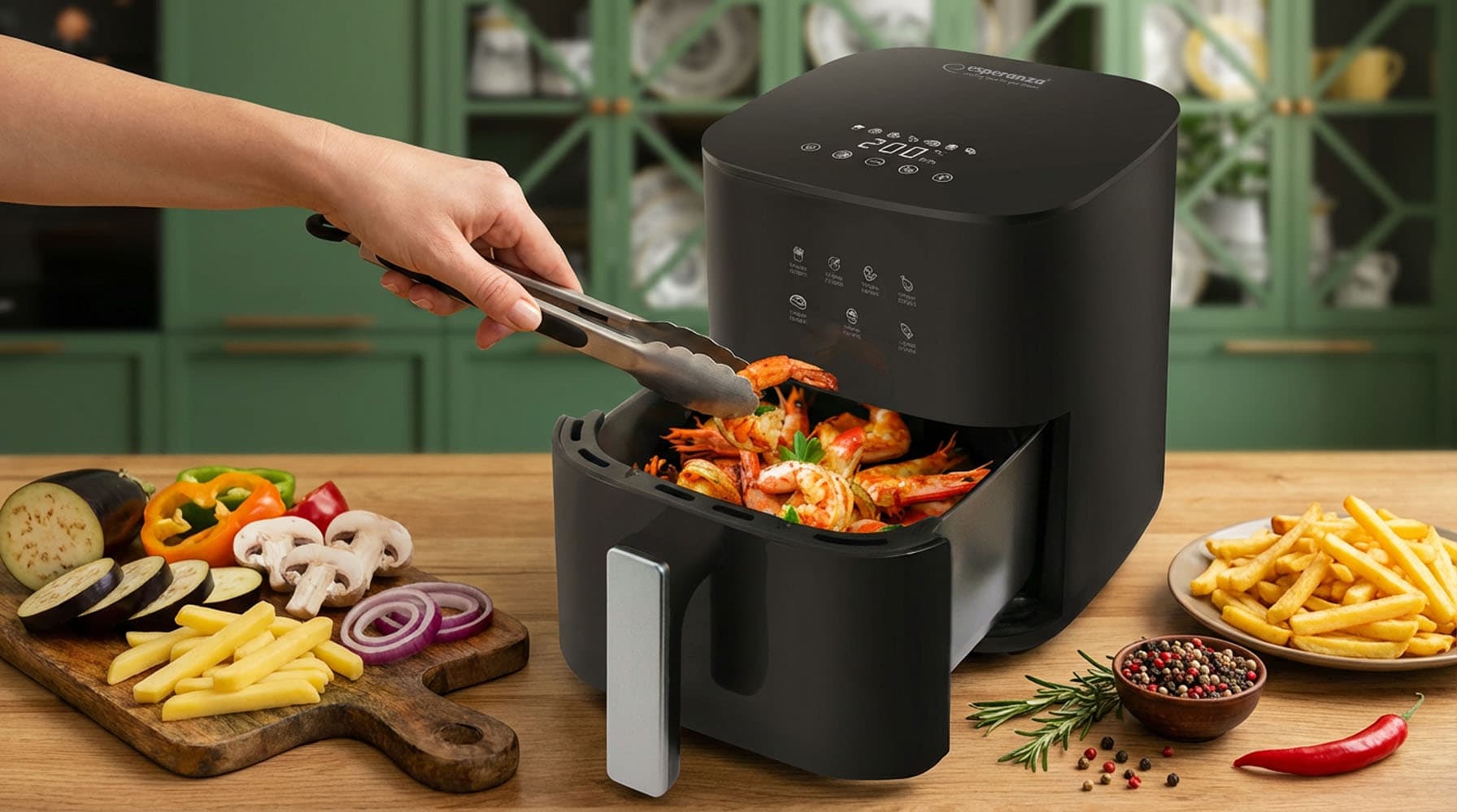 Esperanza Patate Fritte 3.5L - friteza na vroč zrak, 1350W 8