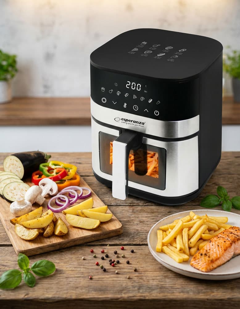 Esperanza Pesce alla Griglia 5L - friteza na vroč zrak, 1400W 8