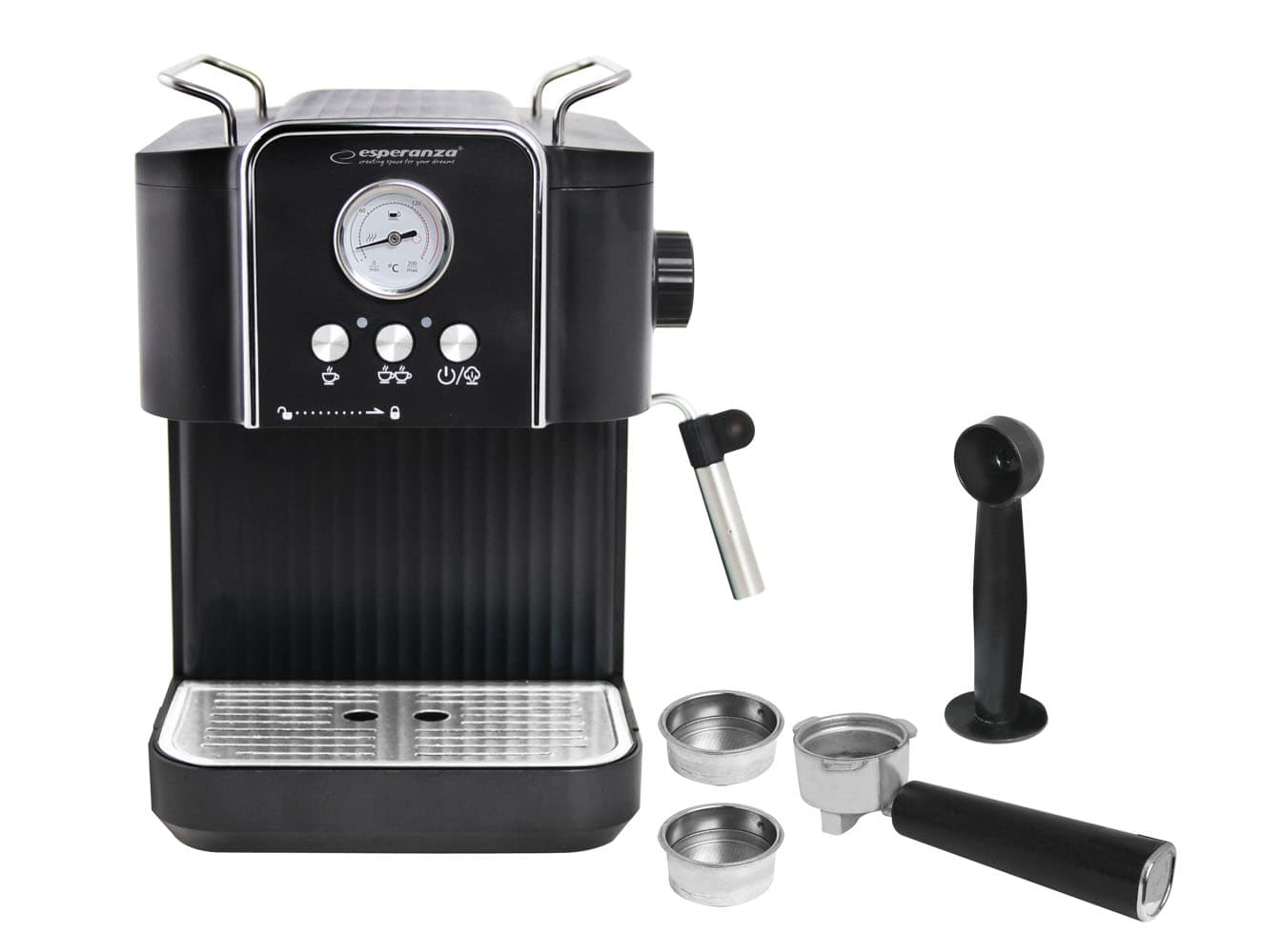 Esperanza aparat za kavu EXCELSA EKC010, kolbni, 1.8L 4