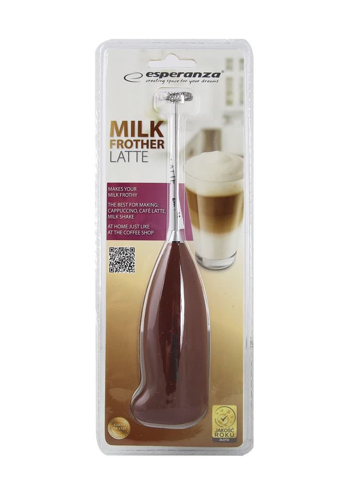 Esperanza Latte ročni penilnik mleka, rjav 5