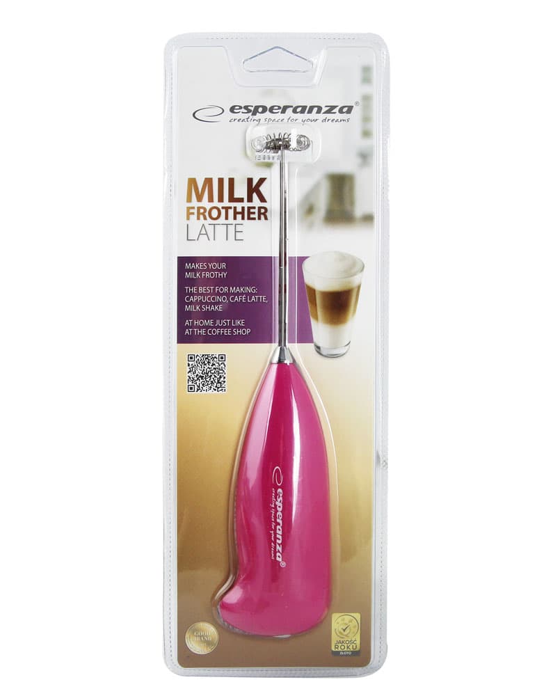 Esperanza Latte ročni penilnik mleka, roza 5