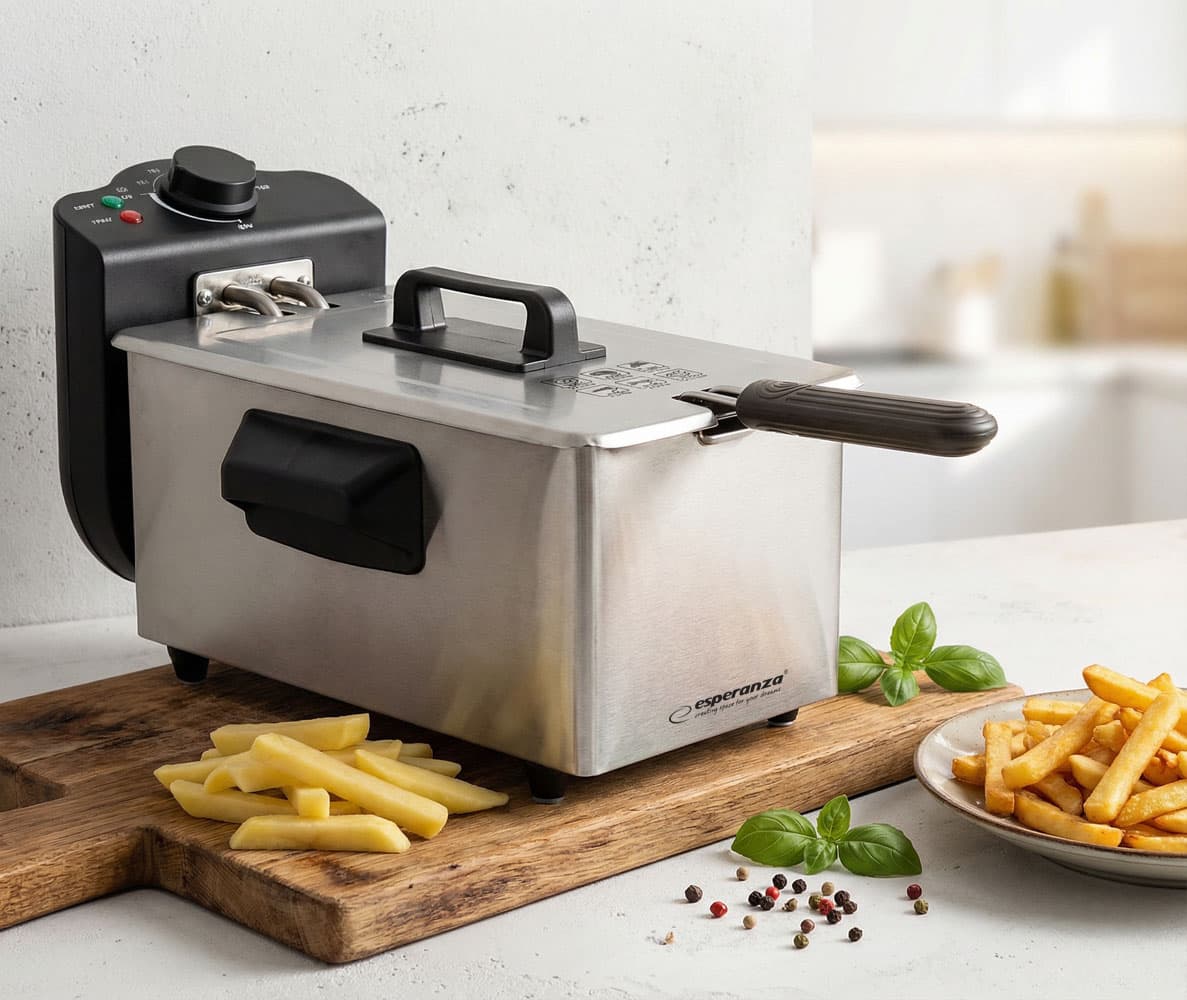 Esperanza FALAFEL friteza, 3L, 2000W 6