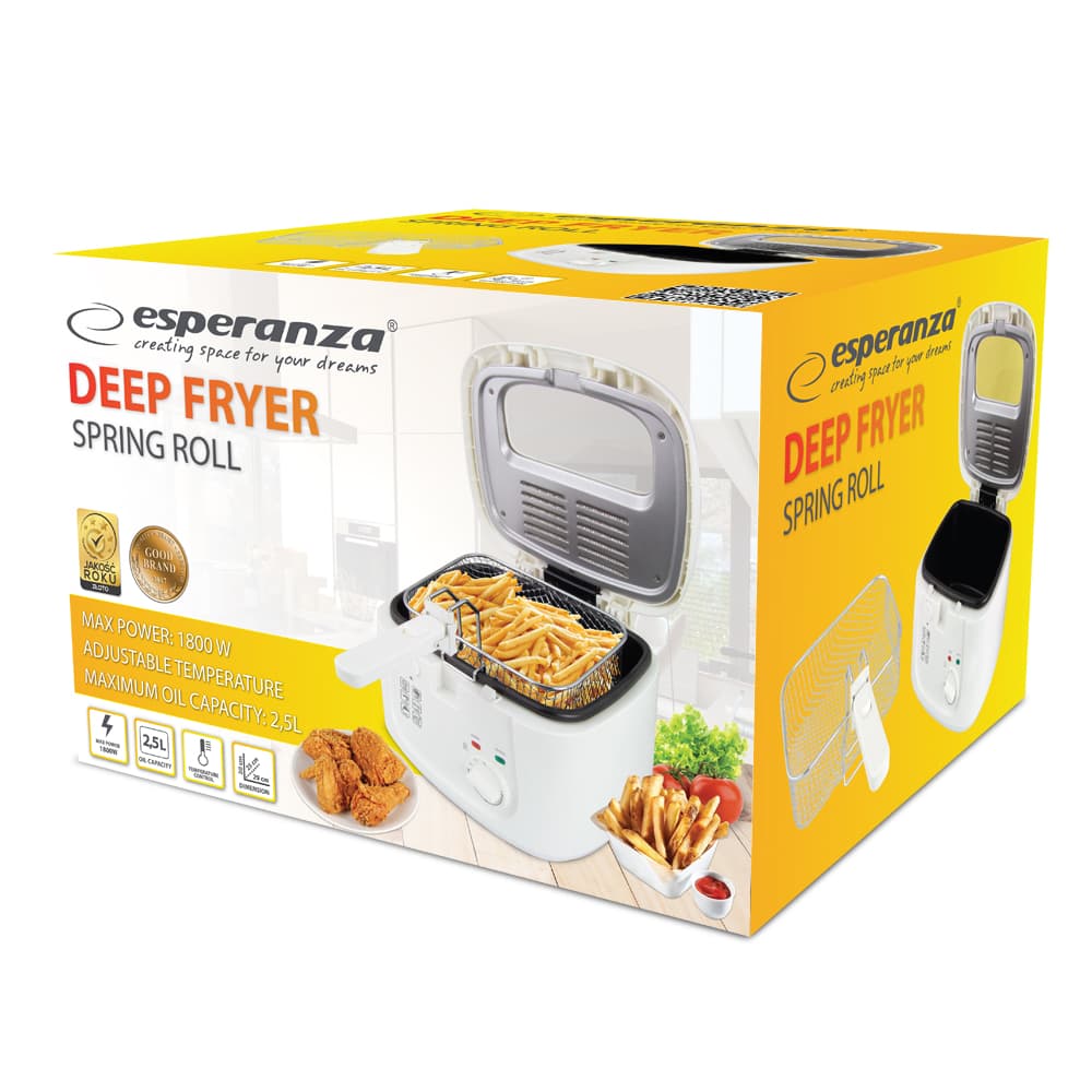 Esperanza EKG012 friteza Spring Roll 2.5L 7