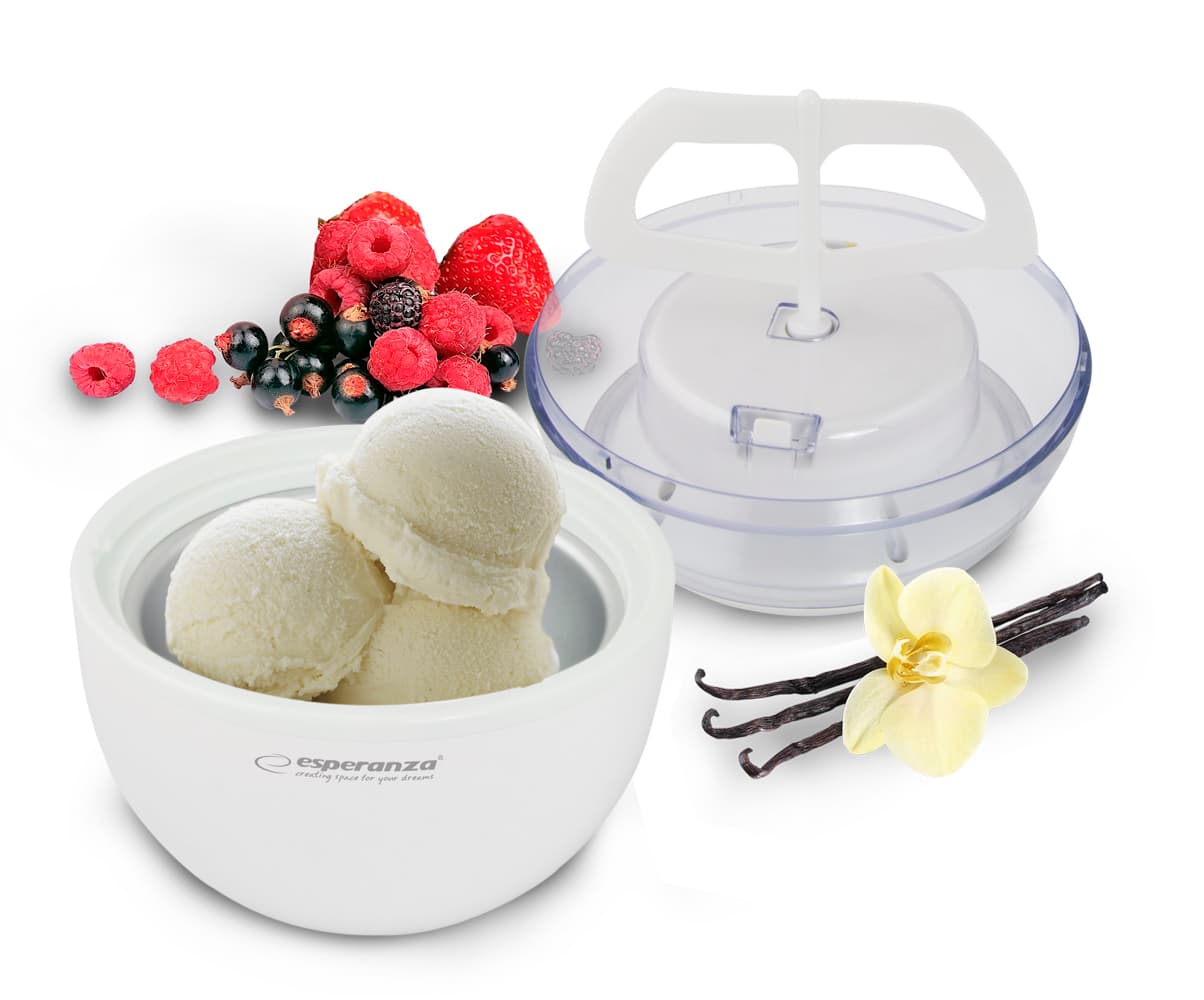 Aparat za sladoled Esperanza Vanilla, beli 3