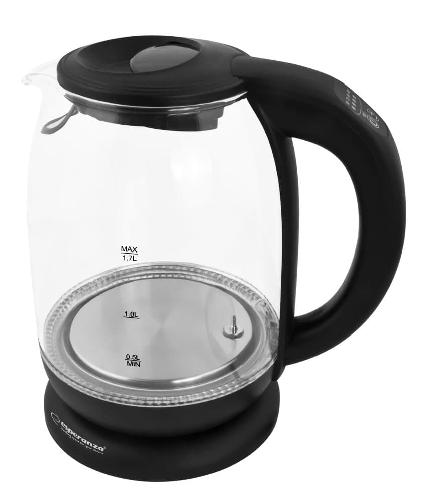 Esperanza LOIRE stekleni kuhinjski aparat z LED in termometrom, 1.7 L 3