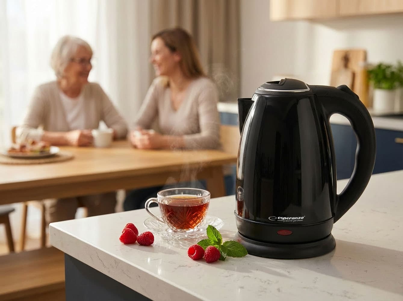 Električni kuhalnik vode Esperanza Victoria 1.8 L, črn 4