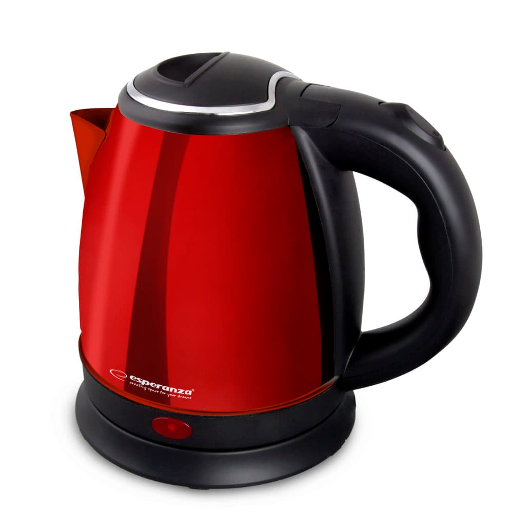 Esperanza PARANA EKK128R, električni kuhalnik vode, 1 L, rdeč