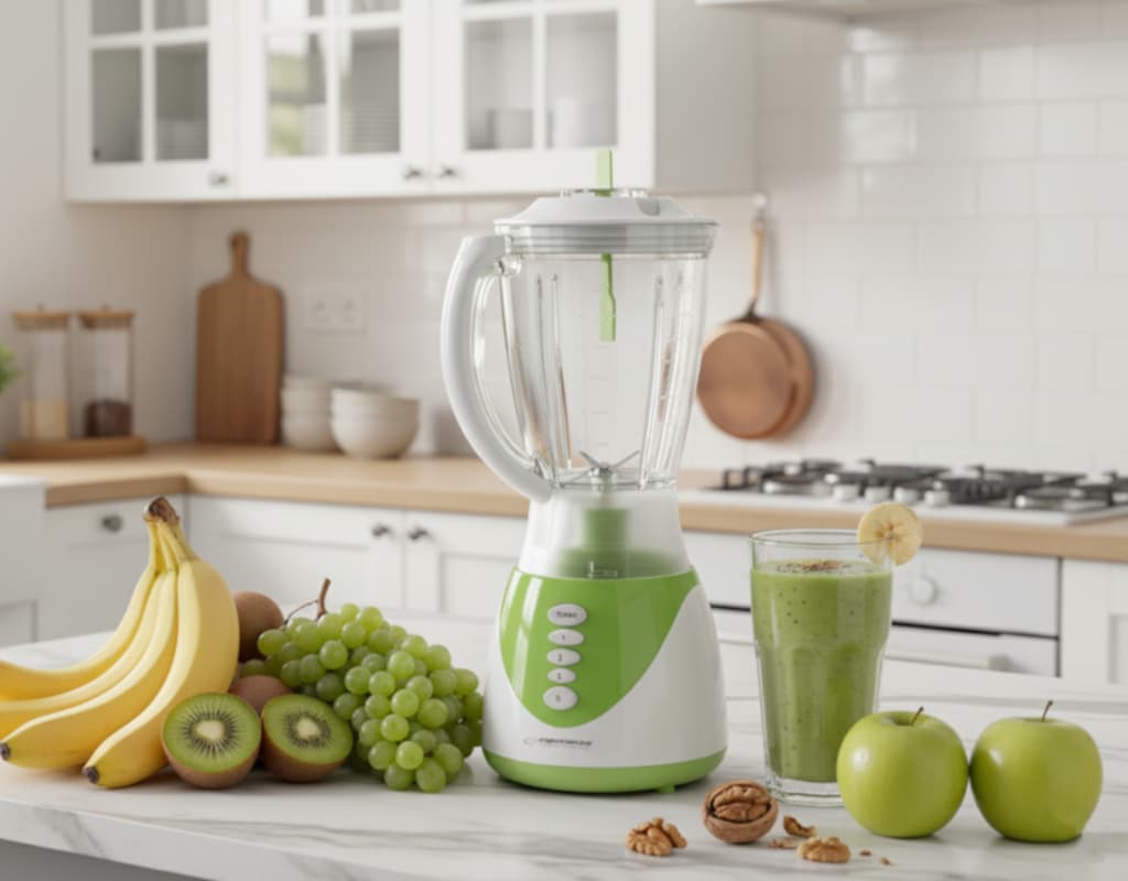 Esperanza PIÑA COLADA - zeleni blender s steklenico (350W) 3