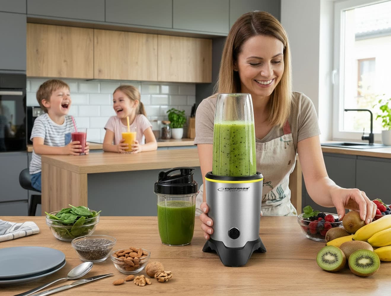 Esperanza Nutri Blender Nutri Master 6v1, 1000W 8