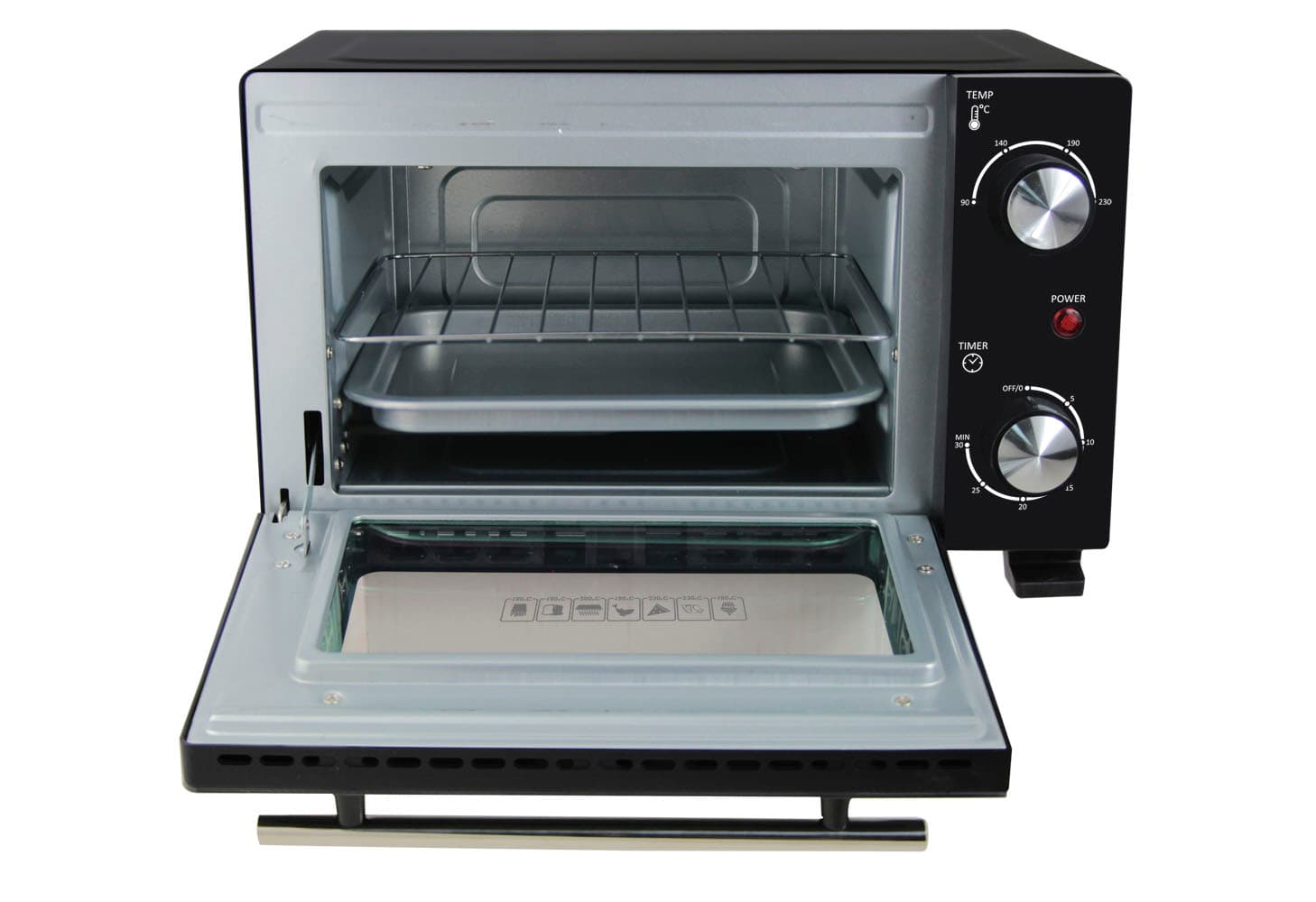 Mini pečica Esperanza CALZONE EKO007N, 10L, 800W 3