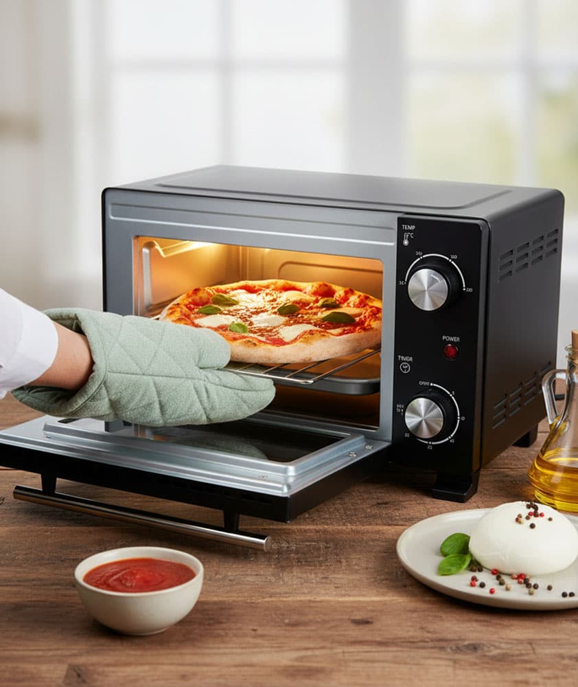 Mini pečica Esperanza CALZONE EKO007N, 10L, 800W 8