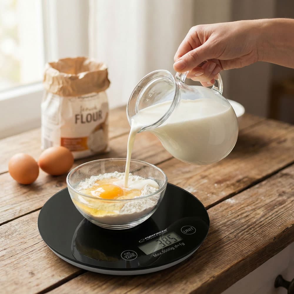 Esperanza EKS003K kuhinjska tehtnica Mango, črna 4