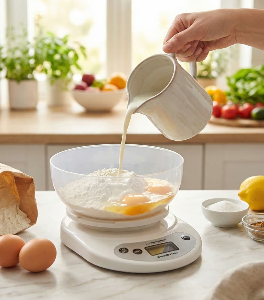 Esperanza kuhinjska tehtnica z posodo COCONUT 4