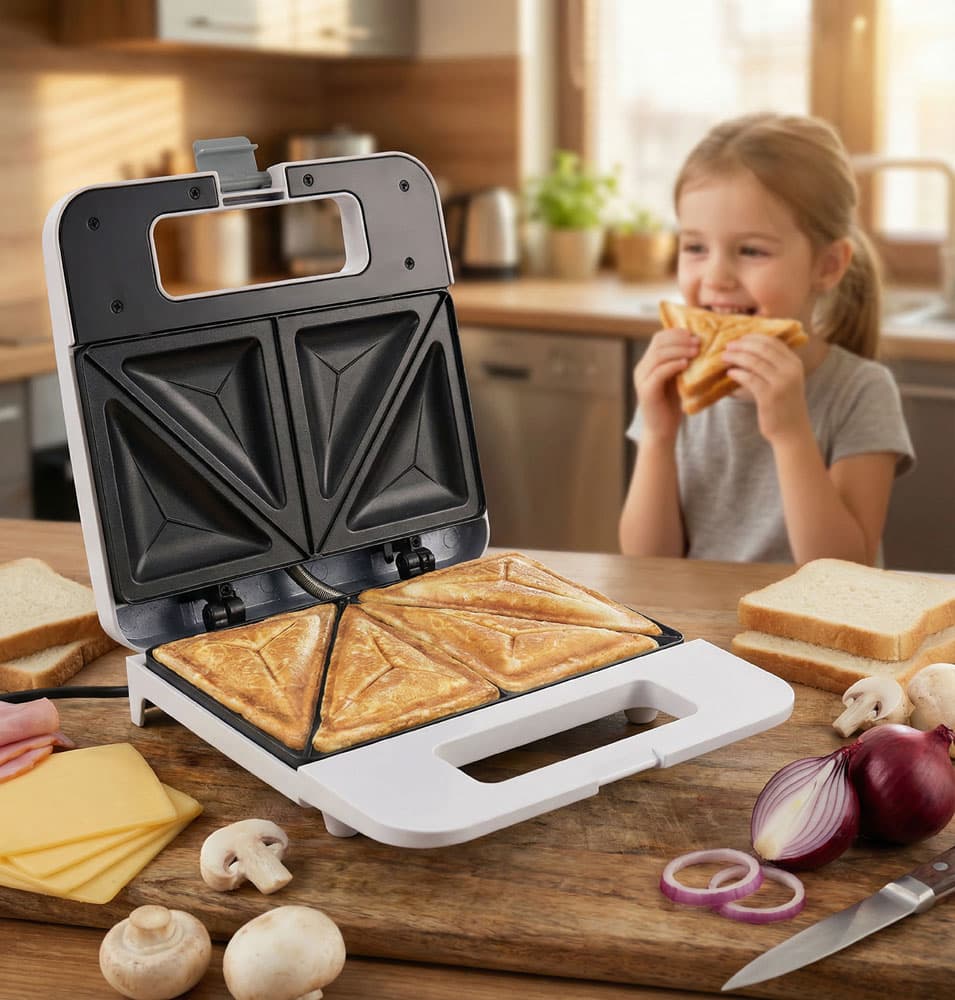 Esperanza Parmigiano EKT010W, 1000W, beli opekač za sendviče 6