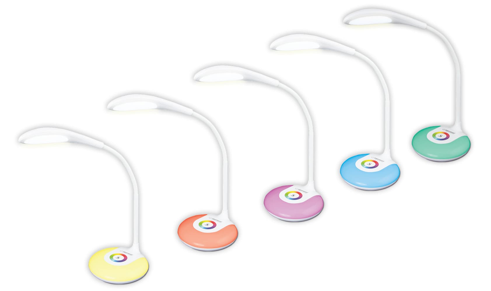 Esperanza ELD102 LED namizna svetilka z RGB 4