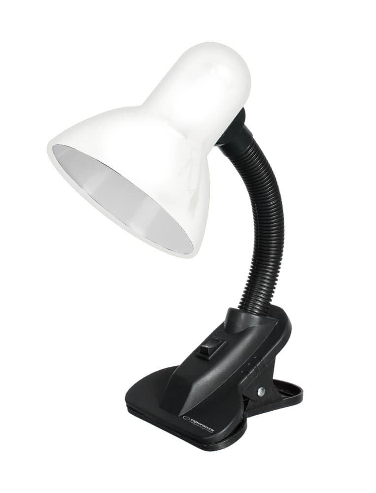 Namizna svetilka Esperanza Procyon ELD106W, E27, bela