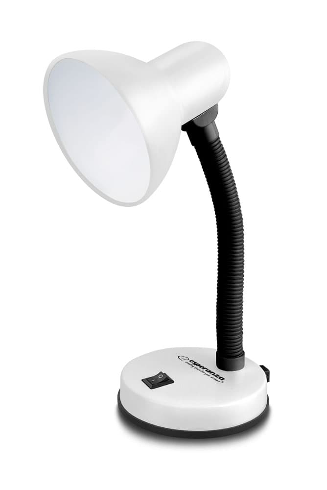 Namizna svetilka Esperanza Vega ELD109W, E27, bela