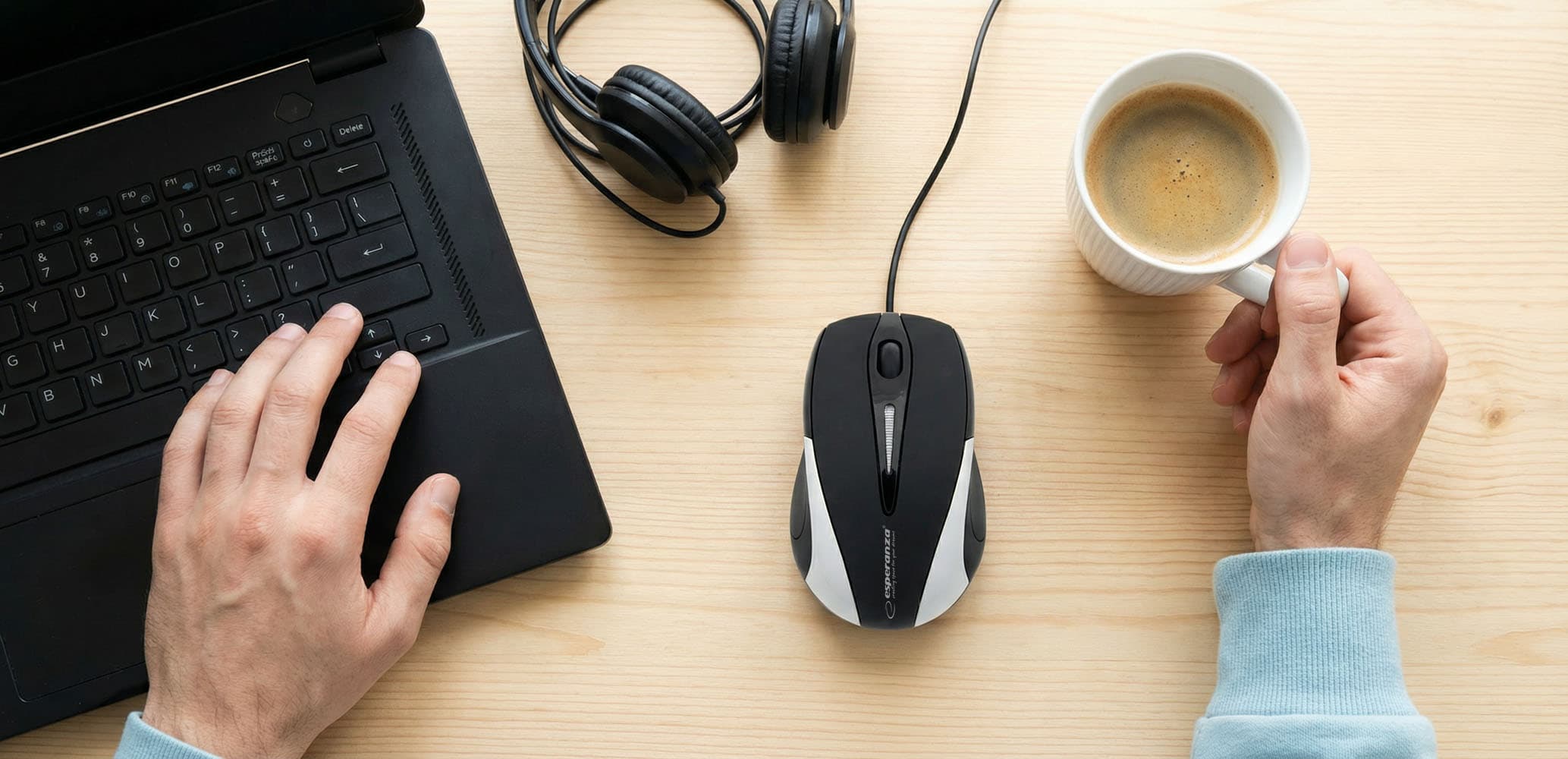 Optična miška Esperanza EM102S Sirius, USB, srebrna 7