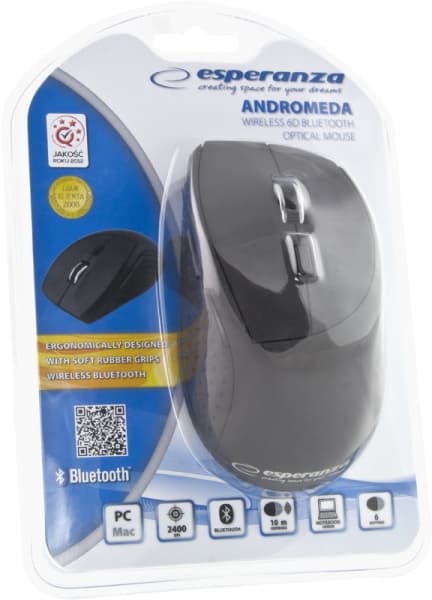 Brezžična miška Esperanza EM123K Andromeda, Bluetooth 5