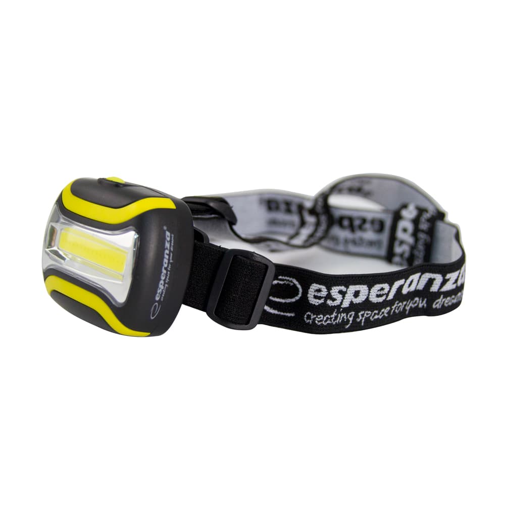 Naglavna LED svetilka Esperanza MONOCEROS, 1W COB, 100 lm, 80m