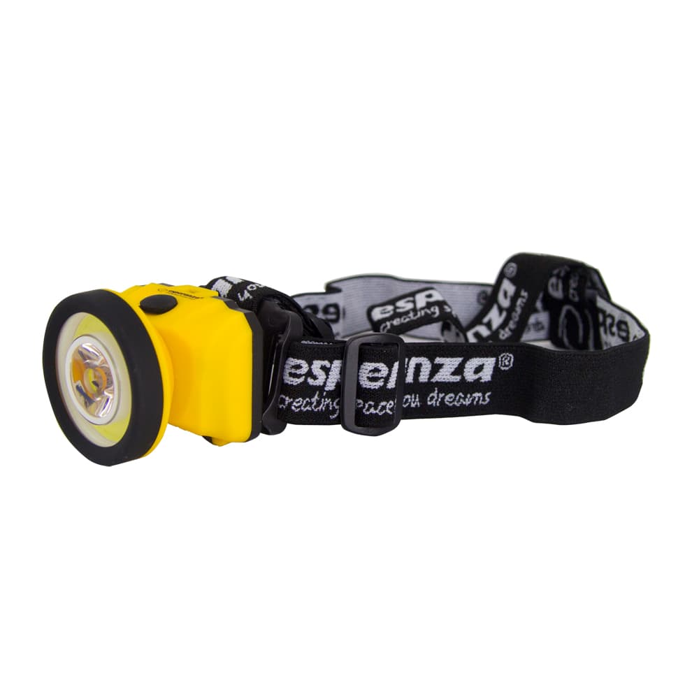 Esperanza PIXIDIS naglavna LED svetilka, COB 3W, 120 lm, 80m 2