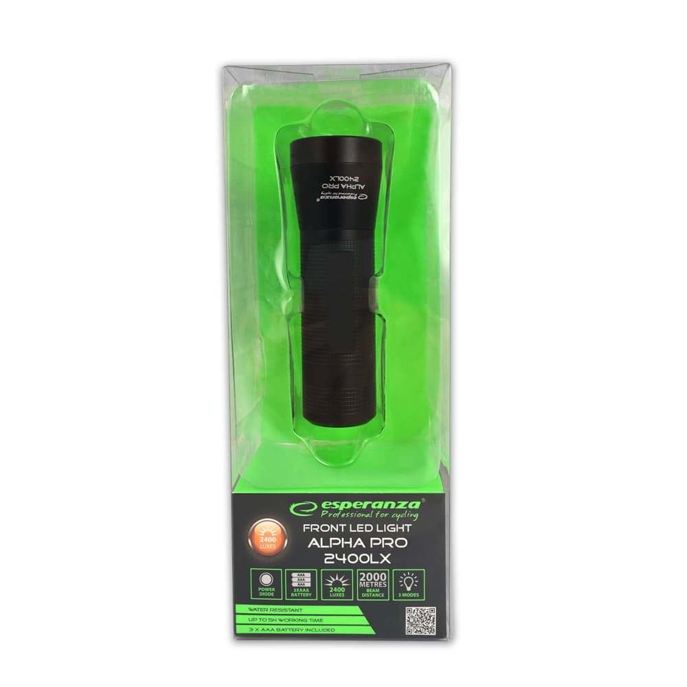 Esperanza EOT057 Alpha Pro, profesionalna LED luč za kolo, 2400 lx 7