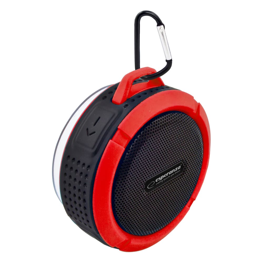 Esperanza Bluetooth zvočnik Country, črno-rdeč