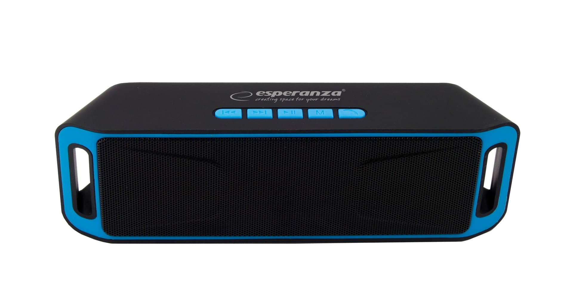 Esperanza FOLK Bluetooth zvočnik FM radio, črno-modra