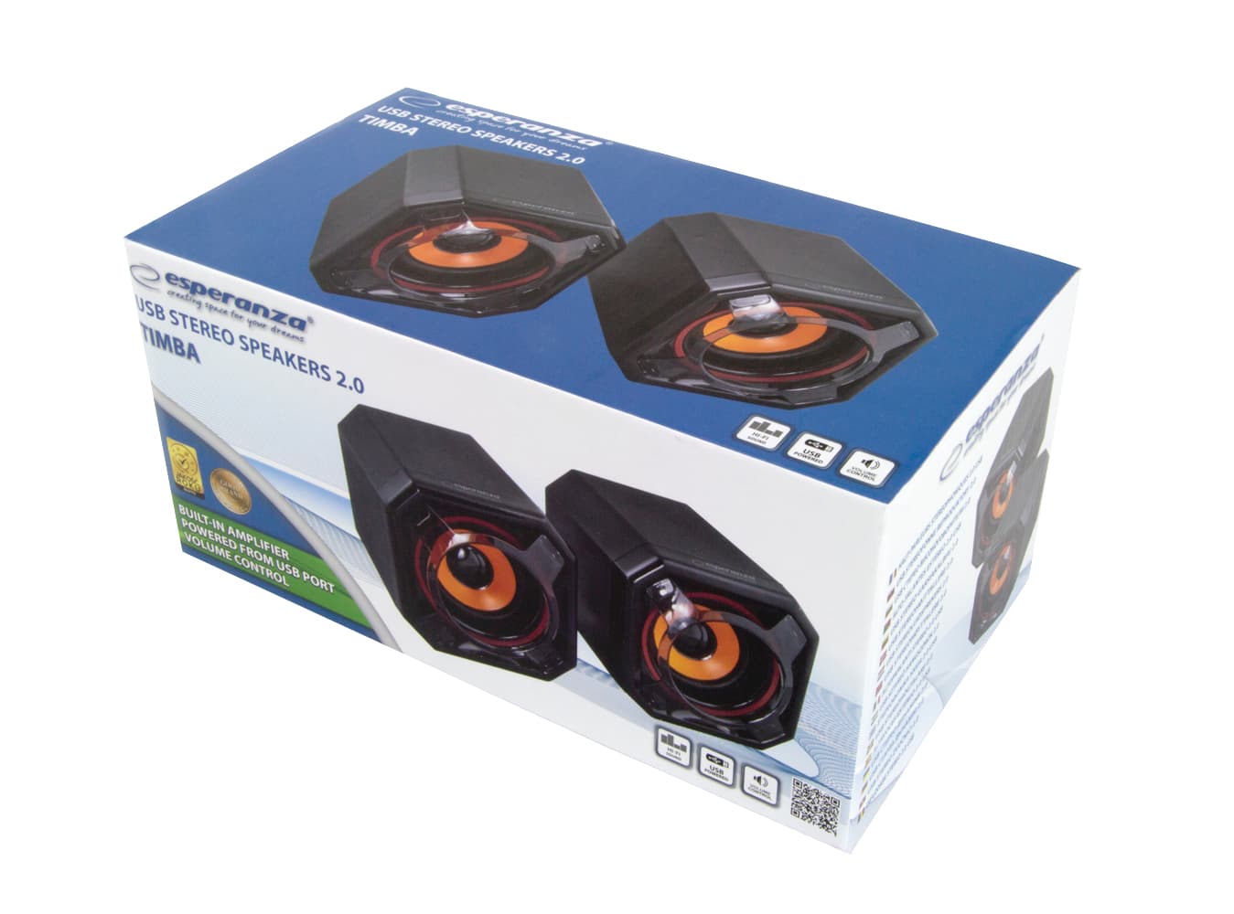 Esperanza 2.0 USB zvočniki Timba 3