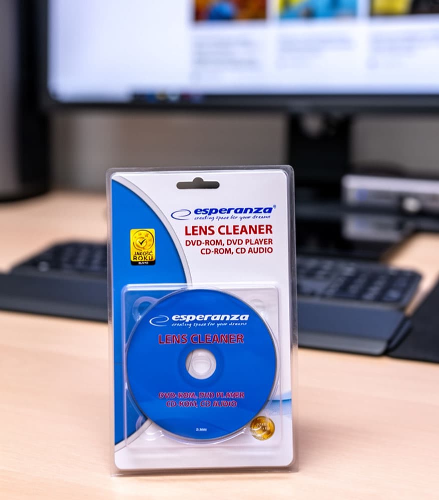 Čistilna ploščica Esperanza za CD/DVD 4
