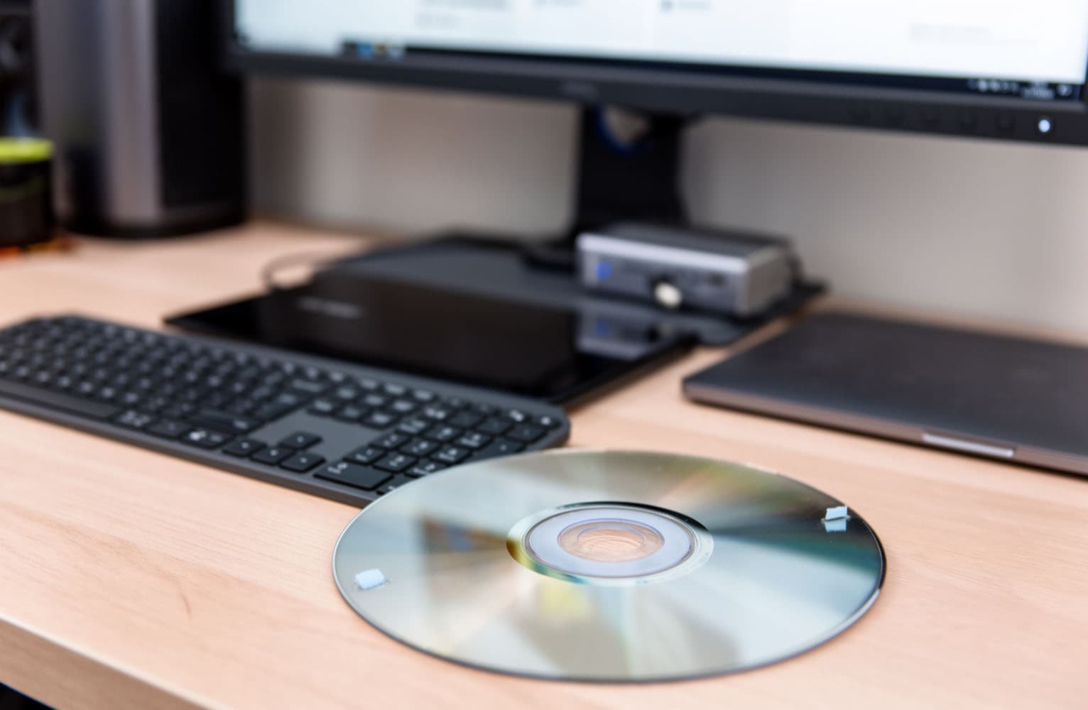 Čistilna ploščica Esperanza za CD/DVD 5