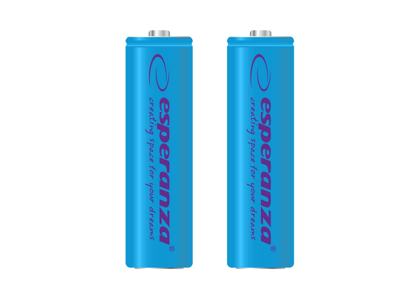 Esperanza EZA103B – Ni-MH AA akumulatorji 2000 mAh, 2 kosa, modri