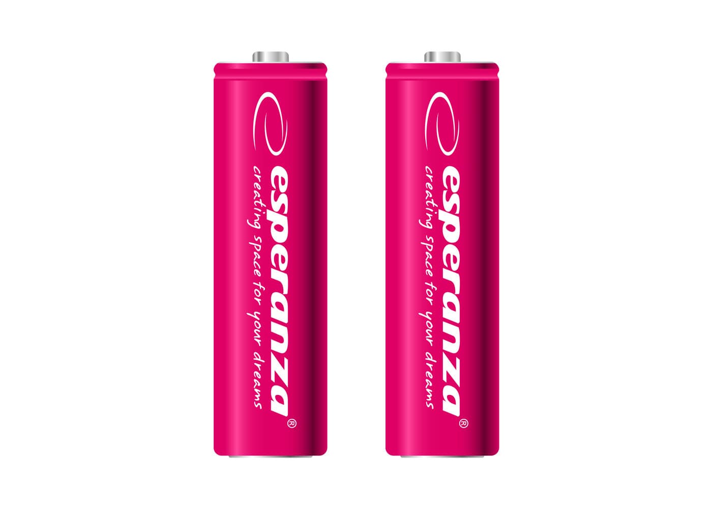 Esperanza AA Ni-MH akumulatorji 2000mAh, 2 kosa, rdeči