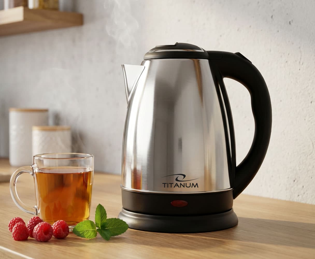 Električni kuhalnik vode Titanum RORAIMA TKK102S, 1.8 L, srebrn 6
