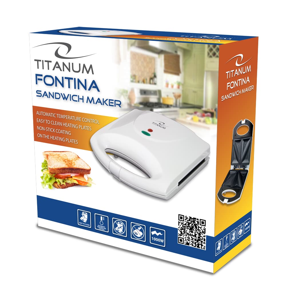 Aparat za sendviče Titanum FONTINA 1000W 4