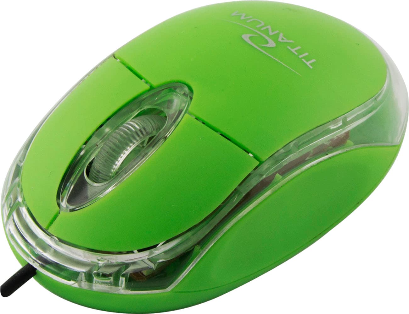 Titanum TM102G žična optična miška USB Raptor, zelena