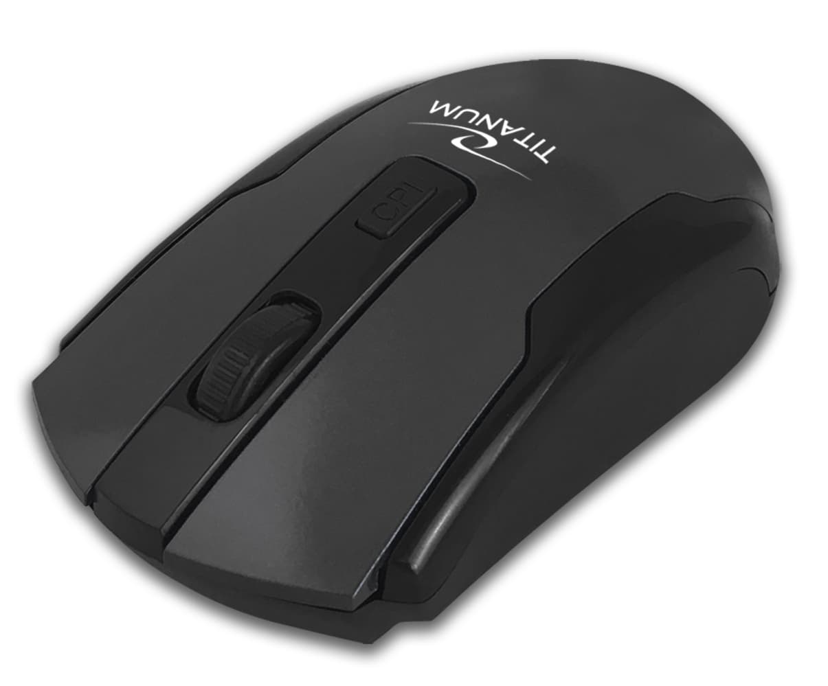 Titanum TM123K Brezžična miška, Bluetooth, 4D optična