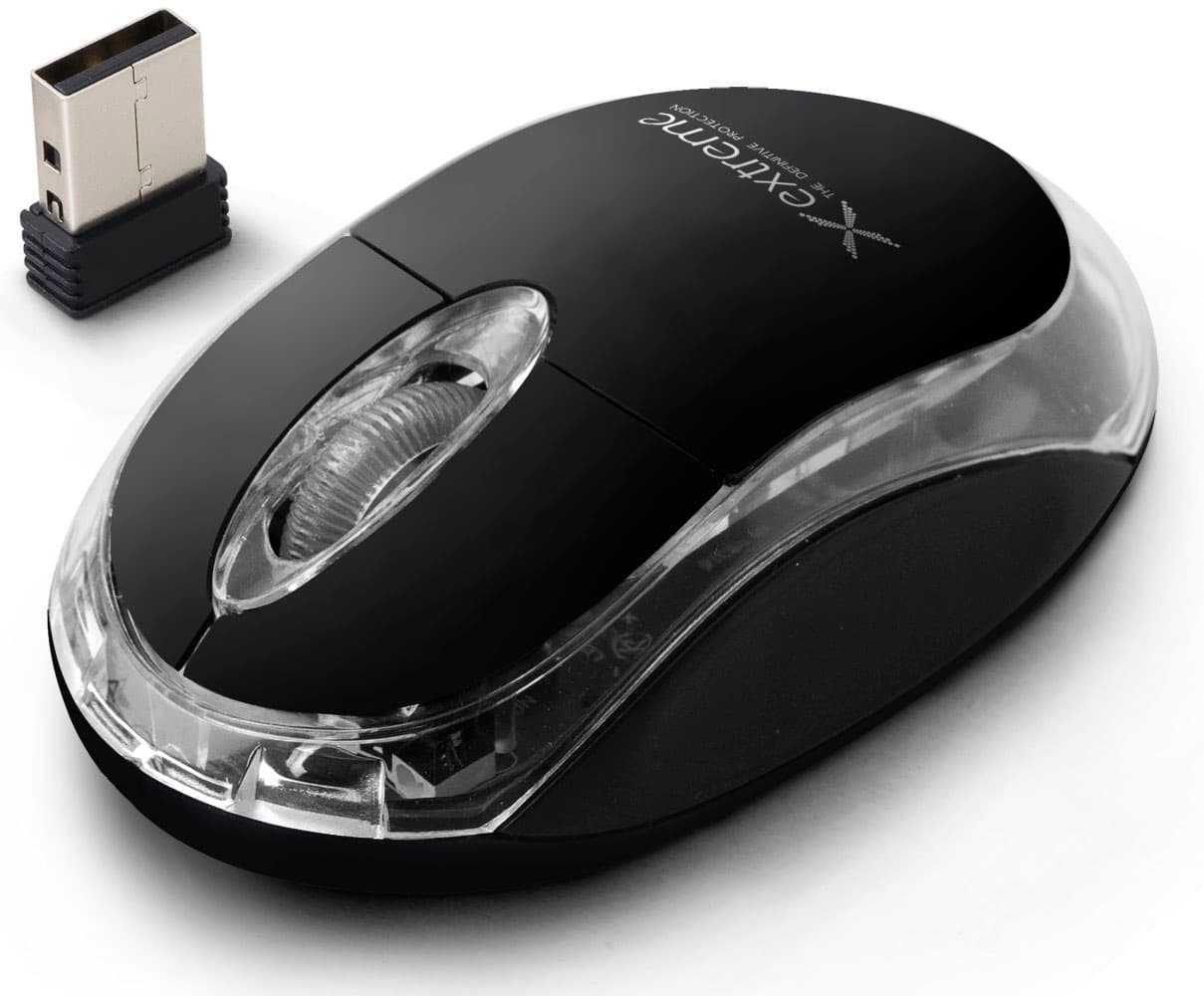 Extreme Harrier brezžična miška 2.4GHz, USB, črna