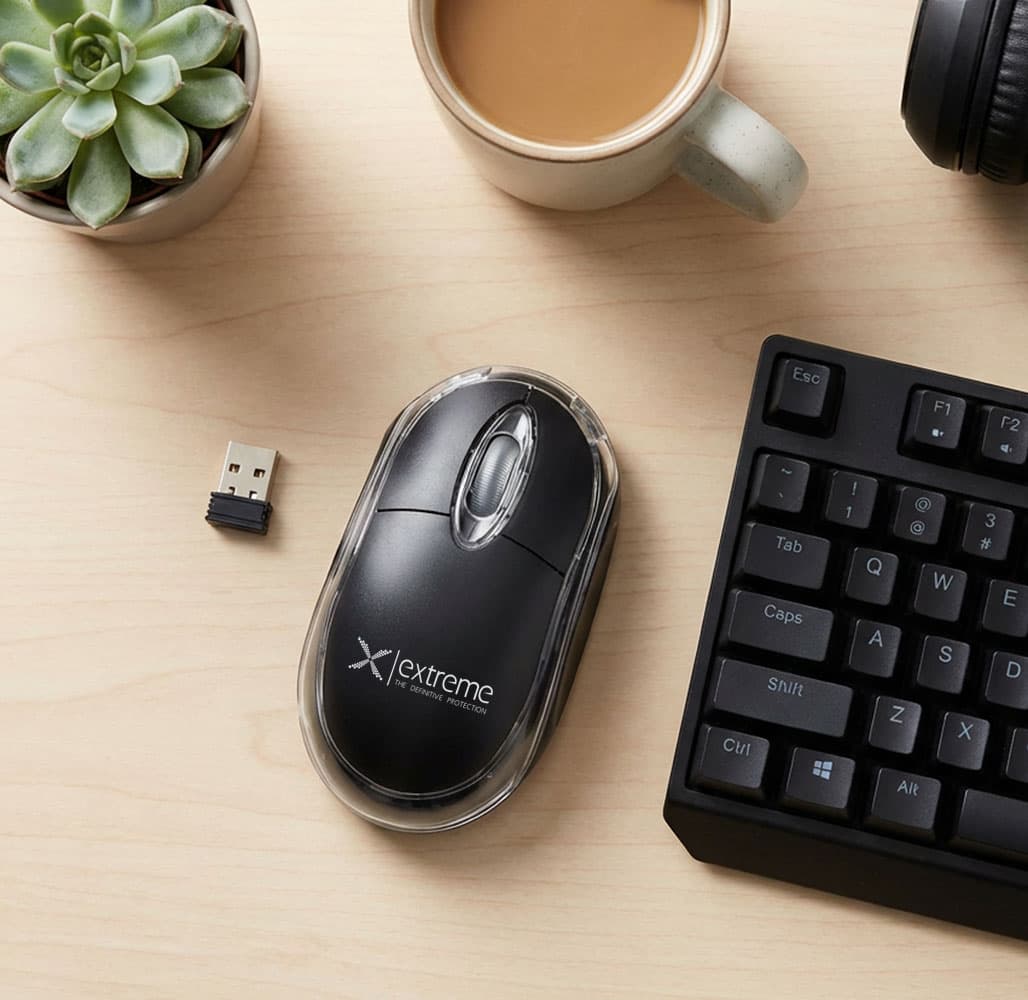 Extreme Harrier brezžična miška 2.4GHz, USB, črna 4