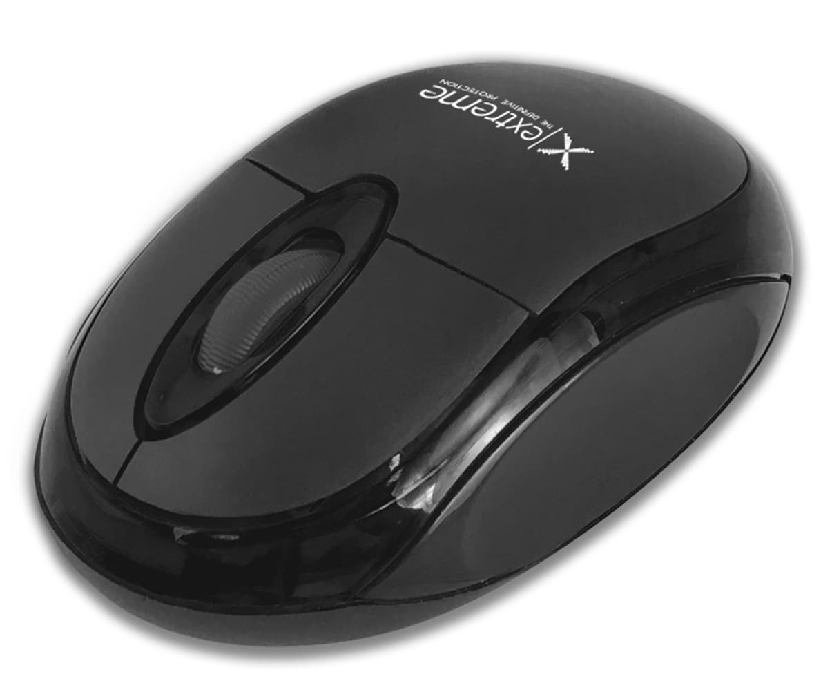 Extreme XM106K Brezžična miška, Bluetooth, 3D optična, črna