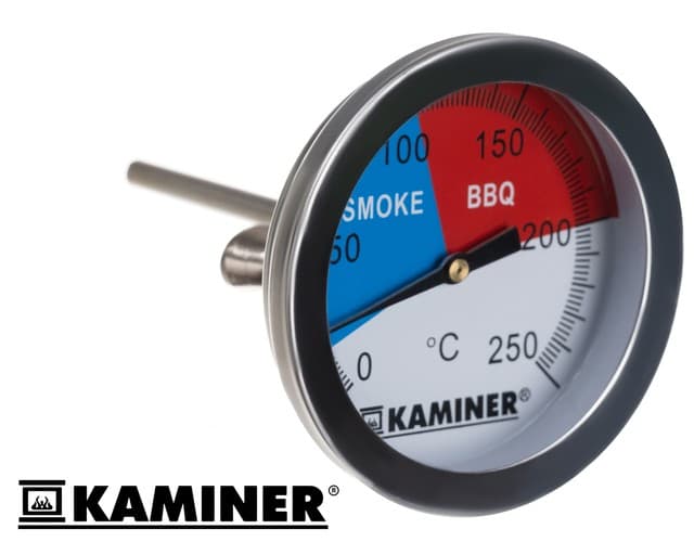 Kaminer Termometer za žar in</strong> smoker, nerjaveče jeklo 4