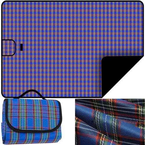 Malatec Vodoodporna piknik odeja 145x180 cm, osnovna, modra